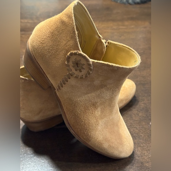 Jack Rogers Peyton  Side Zip Ankle Boots Booties
Oak Tan Size 7.5 - Picture 2 of 7